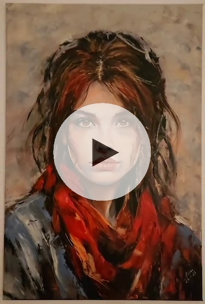 ArteDiAlina.com painting: Ace of hearts